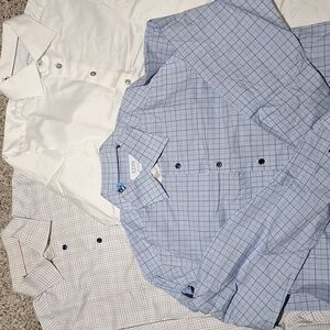 EUC ETON Dress Shirt Bundle Size L